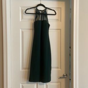 Dark green dress